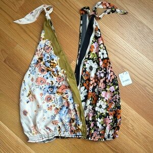 Free People tied to you tank NWT